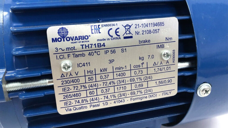 پلاک‌خوانی موتورهای تکفاز و سه فاز الکتریکی