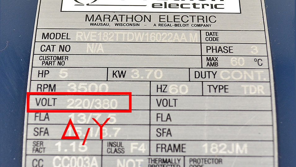 موتور 380-220 ستاره مثلث