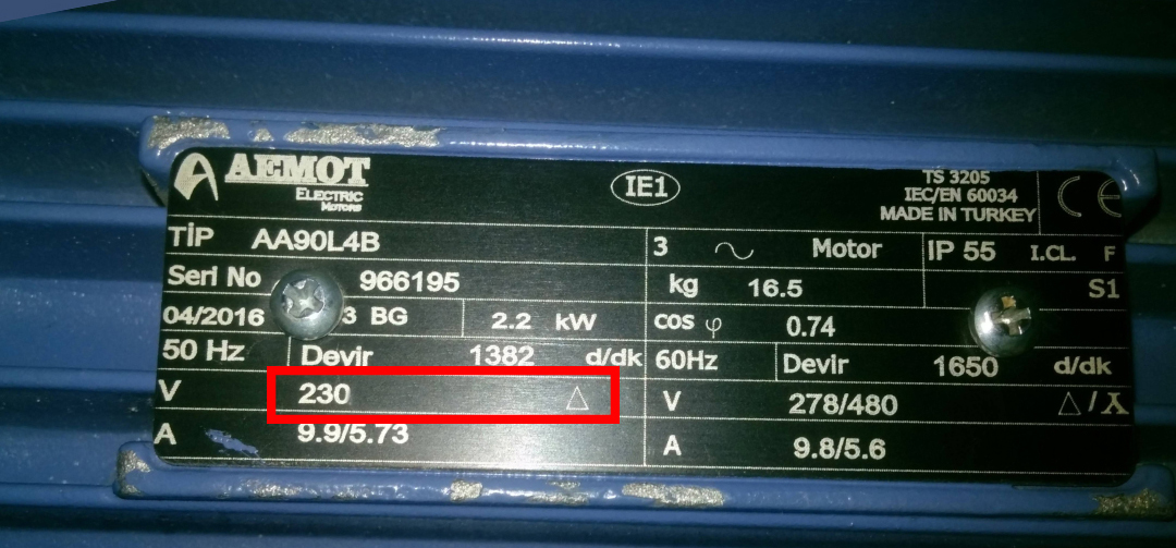 موتور 230 مثلث