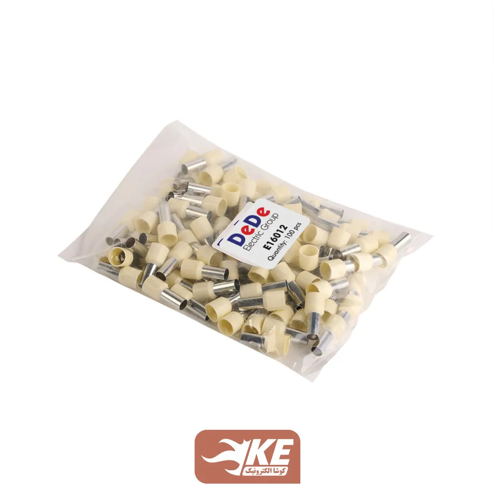 وایرشو تکی روکشدار سایز 16 عاجی E16012 بسته 100 عددی DeDe