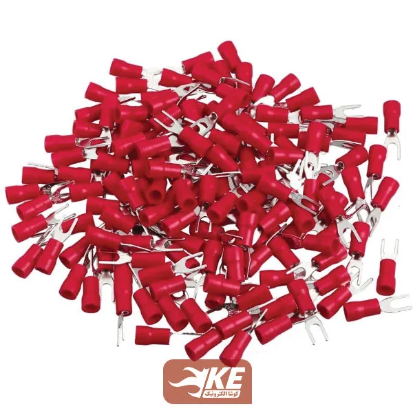 بسته 100عددی سرسیم دوشاخ سایز 1.5 سوراخ3