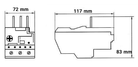 ابعاد بیمتال سری NR2-93 چینت