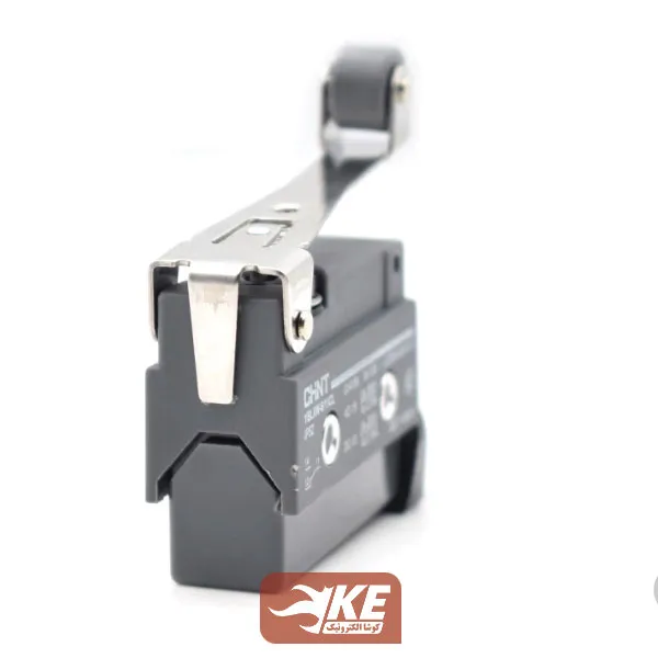 نمای پشت میکروسویچ قابدار قرقره‌ای دسته بلند چینت 6/11CL