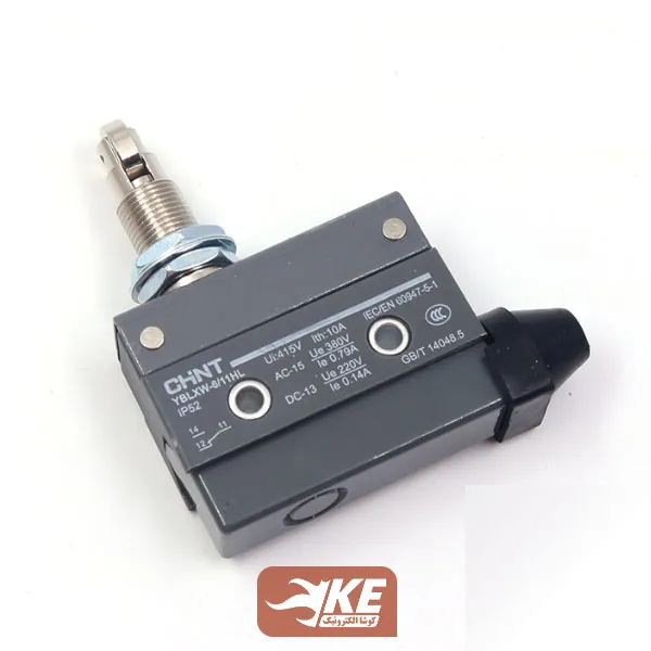 میکروسویچ قابدار قرقره‌ای قابل‌تنظیم چینت 6/11HL