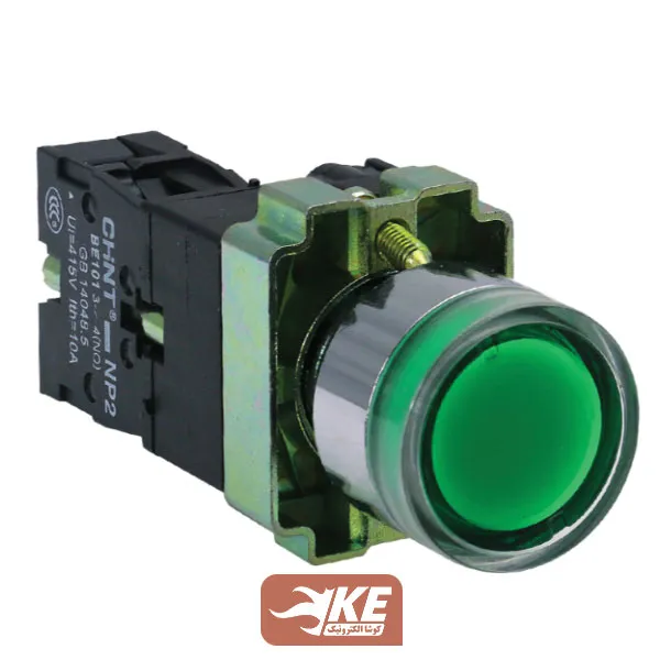 شستی استارت چراغدار فلزی چینت مدل NP2