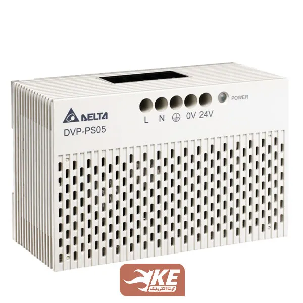 منبع‌تغذیه ریلی 24ولت 5 آمپر دلتا DVPPS05