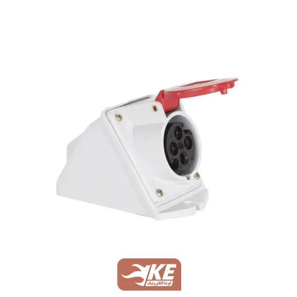 سوکت صنعتی ثابت 4شاخه 32آمپر پارت