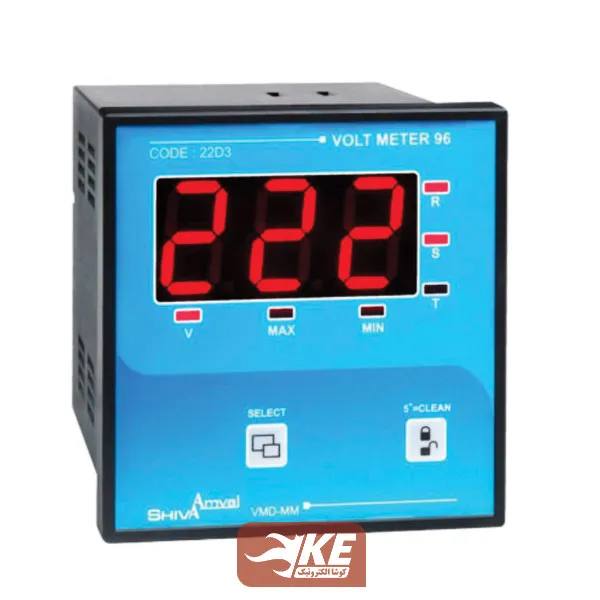 ولتمتر تکی 96 دیجیتال شیوا امواج 22D3