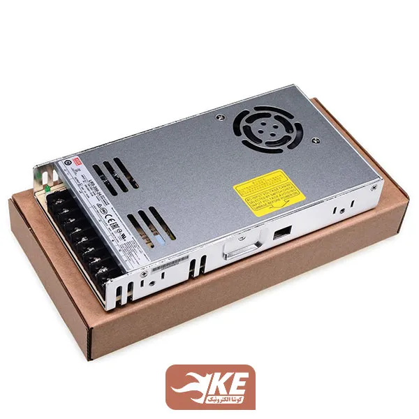 تغذیه فلزی 24ولت 14.6آمپر MeanWell مدل LRS-350-24
