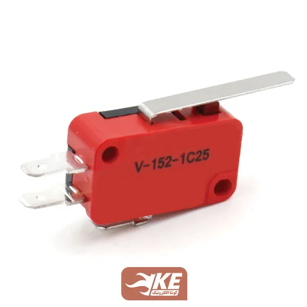 میکروسویچ اهرمی دسته کوتاه V152 برند Seven