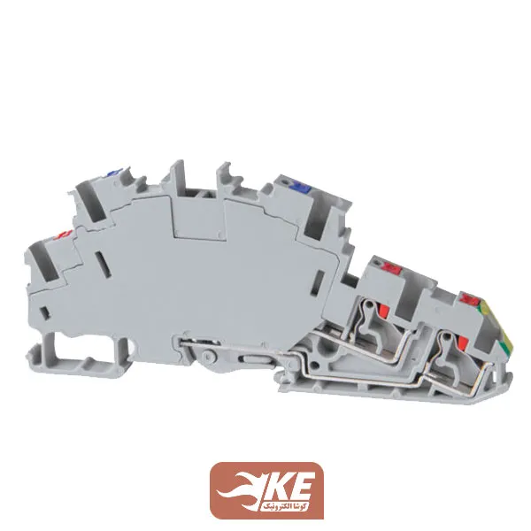 ترمینال فشاری دو طبقه ارت‌دار 2.5 رعد RT/PG2.5