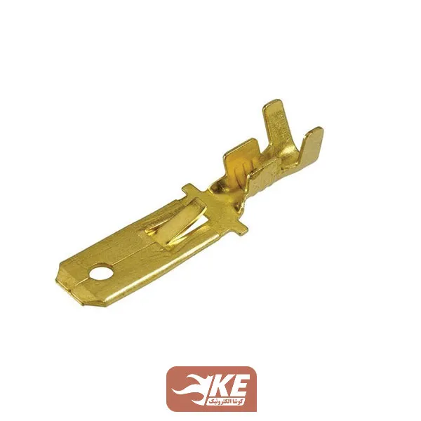 سرسیم فیشی کولری 6 نری برنجی بسته 100 عددی