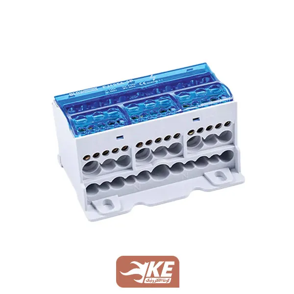 ترمینال توزیع تک پل 125 آمپر 33 پیچ 690 ولت نیروسامان FJ125A-3P