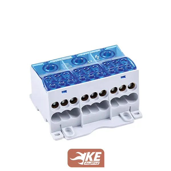 ترمینال توزیع تک پل 175 آمپر 21 پیچ 690 ولت نیروسامان FJ175A-3P