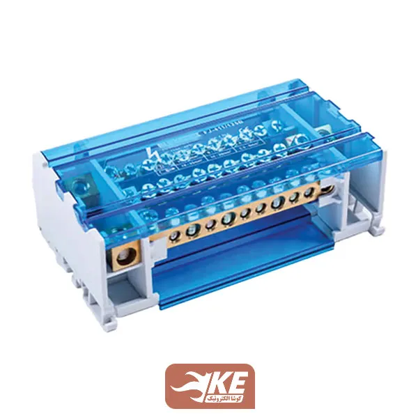 ترمینال توزیع چهار پل 125 آمپر 11 پیچ 690 ولت نیروسامان FJ411-125B