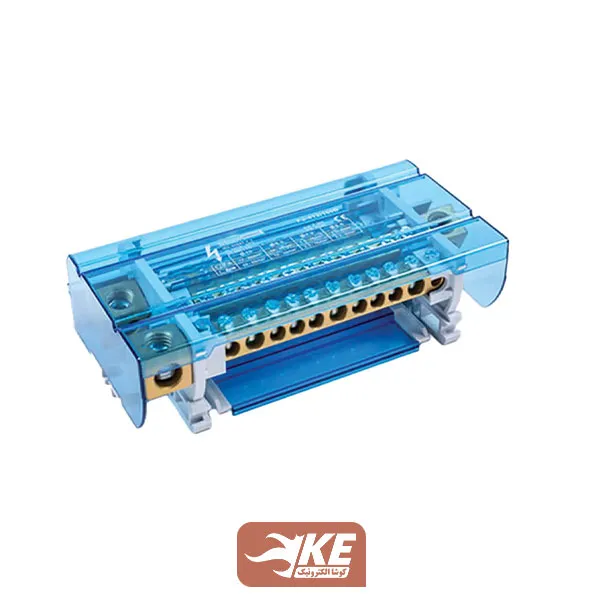 ترمینال توزیع چهار پل 160 آمپر 12 پیچ 690 ولت نیروسامان FJ412-160B