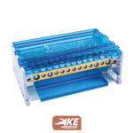 ترمینال توزیع چهار پل 125 آمپر 15 پیچ 690 ولت نیروسامان FJ415-125B