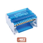 ترمینال توزیع چهار پل 40 آمپر 13 پیچ 500 ولت نیروسامان FJ413-40B