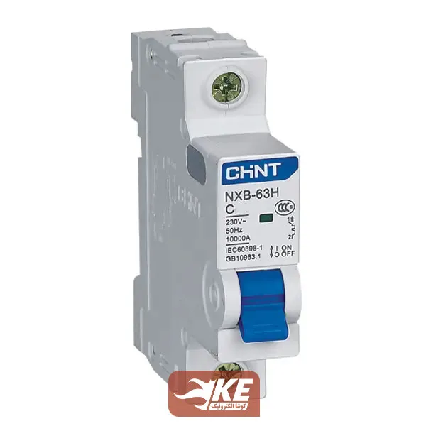 کلید مینیاتوری 10KA تک پل C سری KUNLUN چینت NXB-H