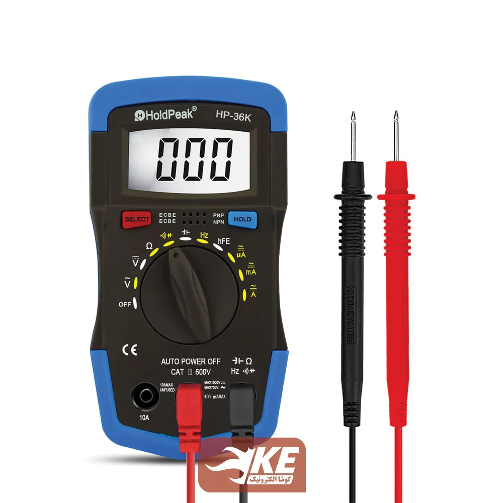 مولتی‌متر Auto Range مدل HP-36K برند HOLDPEAK