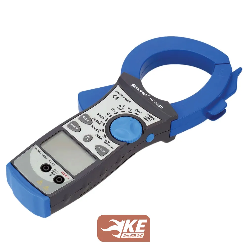 مولتی‌متر کلمپی 3000 آمپری Ac و DC مدل HP-860D برند HOLDPEAK