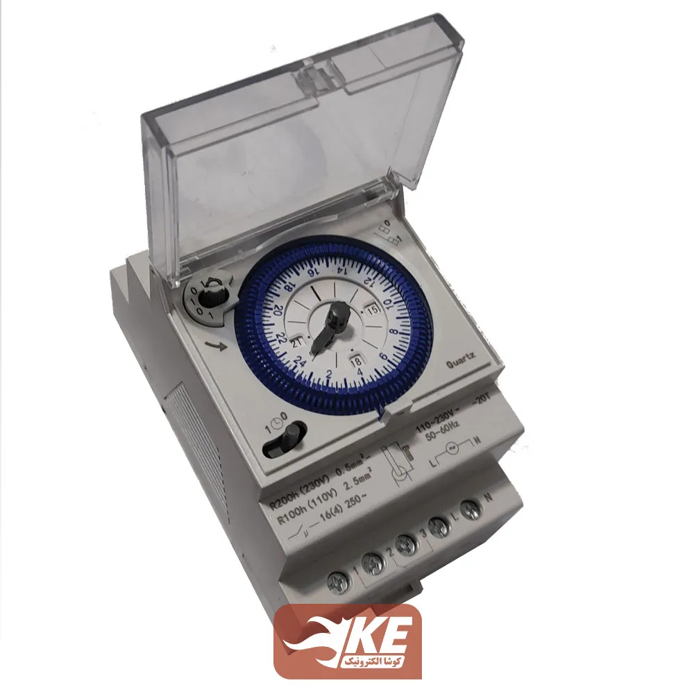 ساعت فرمان آنالوگ روزانه ذخیره‌دار توانا GI-T108