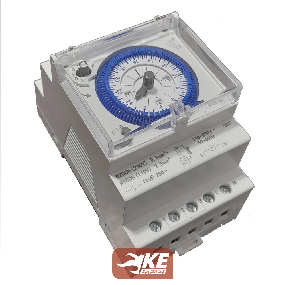 ساعت فرمان آنالوگ روزانه ذخیره‌دار توانا GI-T108