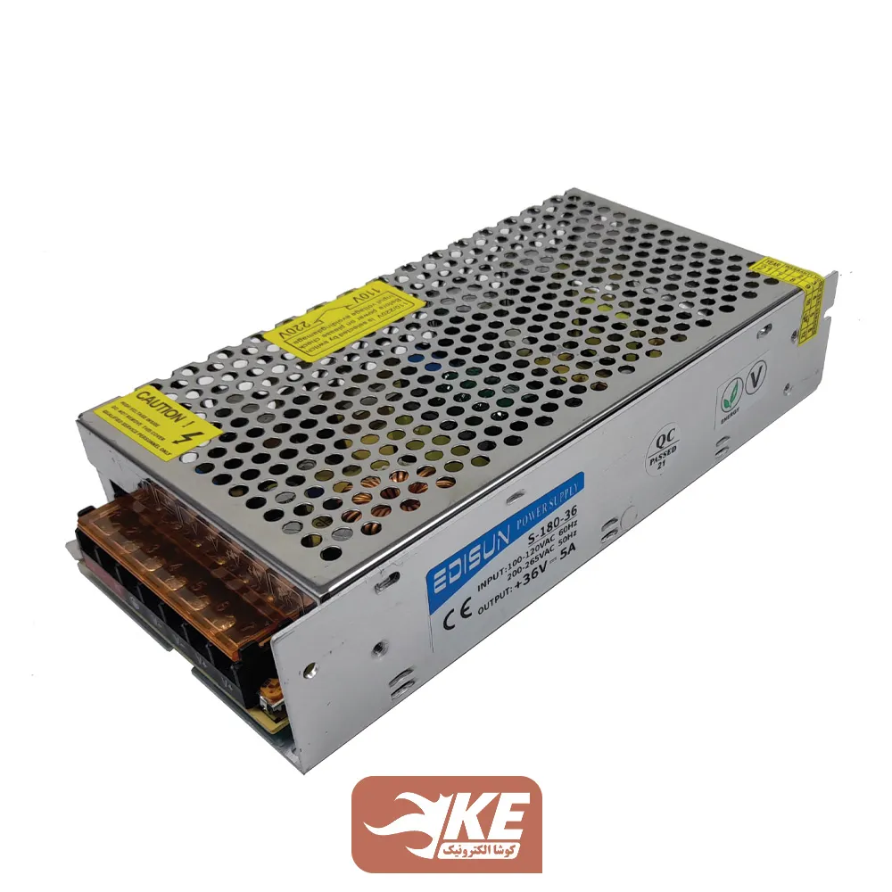 منبع تغذیه کف خواب 36 ولت 5 آمپر ادیسون