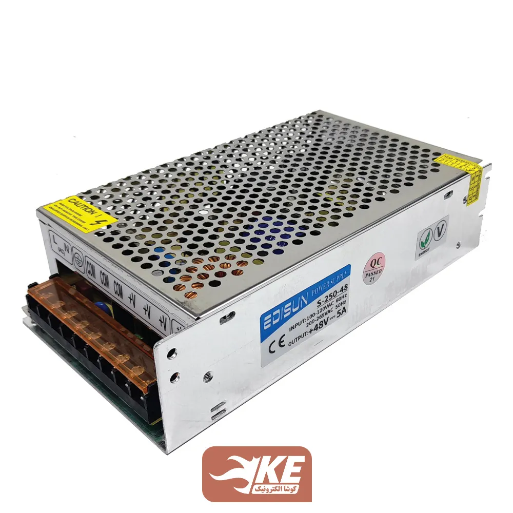 منبع تغذیه کف خواب 48 ولت 5 آمپر ادیسون