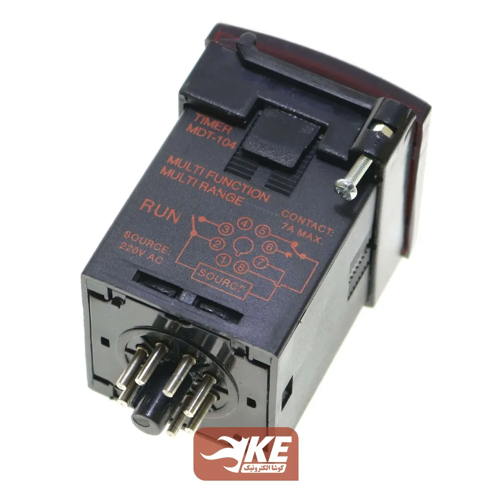 تایمر دیجیتال مولتی رنج سوکتی میکرو DT104