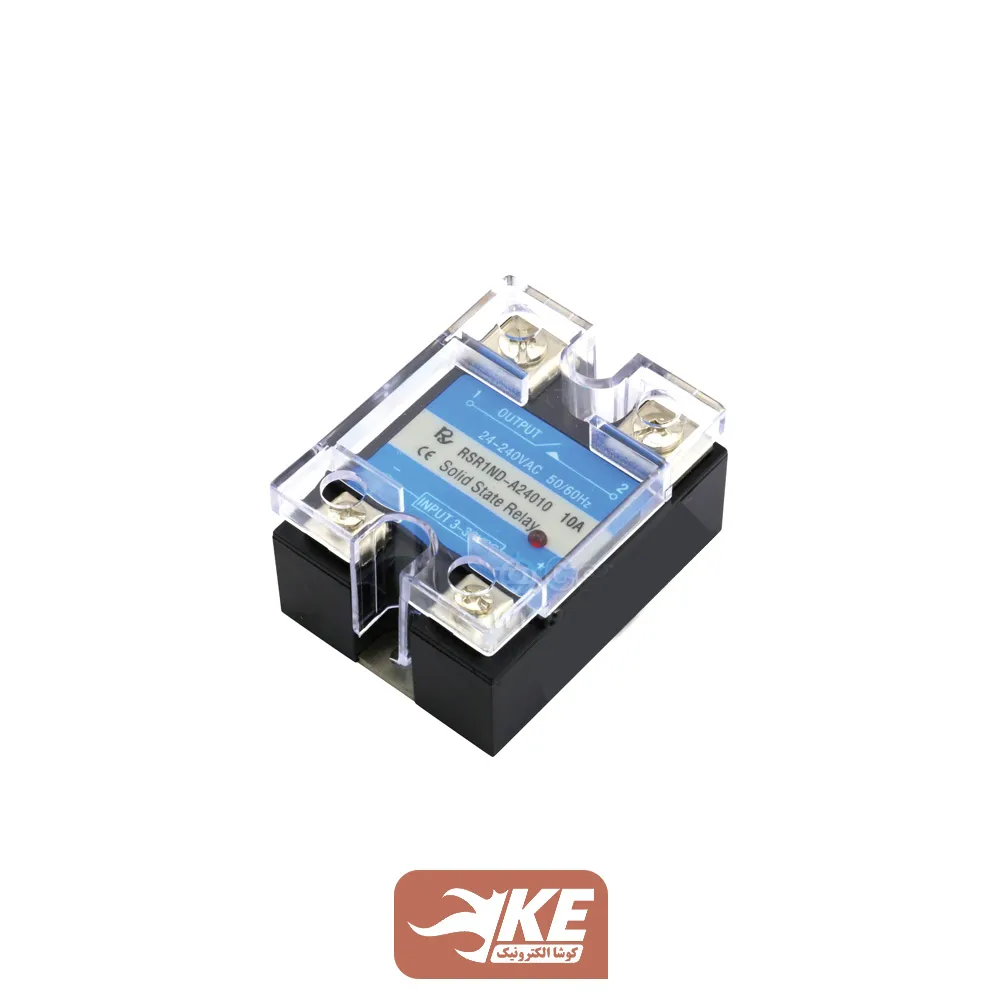 رله SSR تکفاز DC به AC خروجی 10 آمپر رایکس RSR1ND-A24010