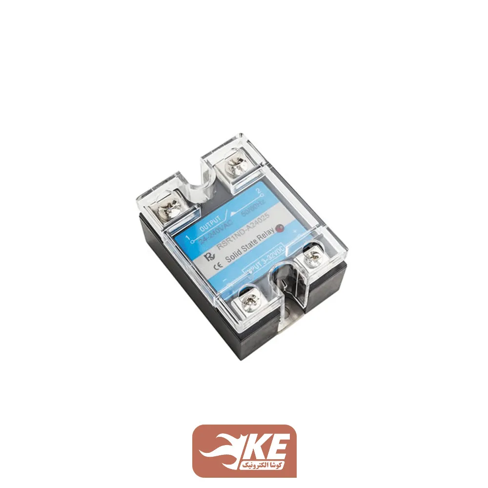 رله SSR تکفاز DC به AC خروجی 25 آمپر رایکس RSR1ND-A24025