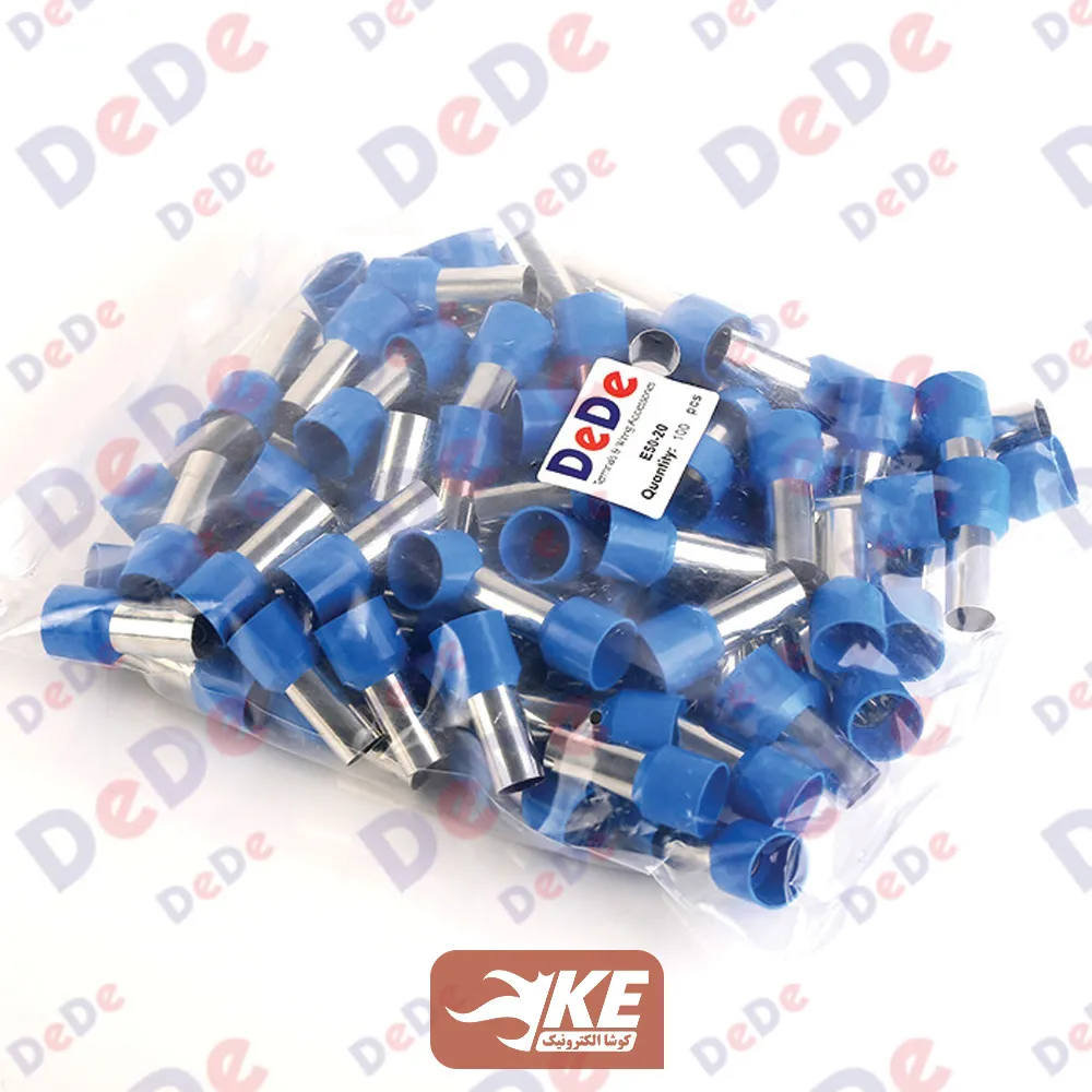 وایرشو تکی سایز 50 آبی مدل E50020 بسته 100 عددی DeDe