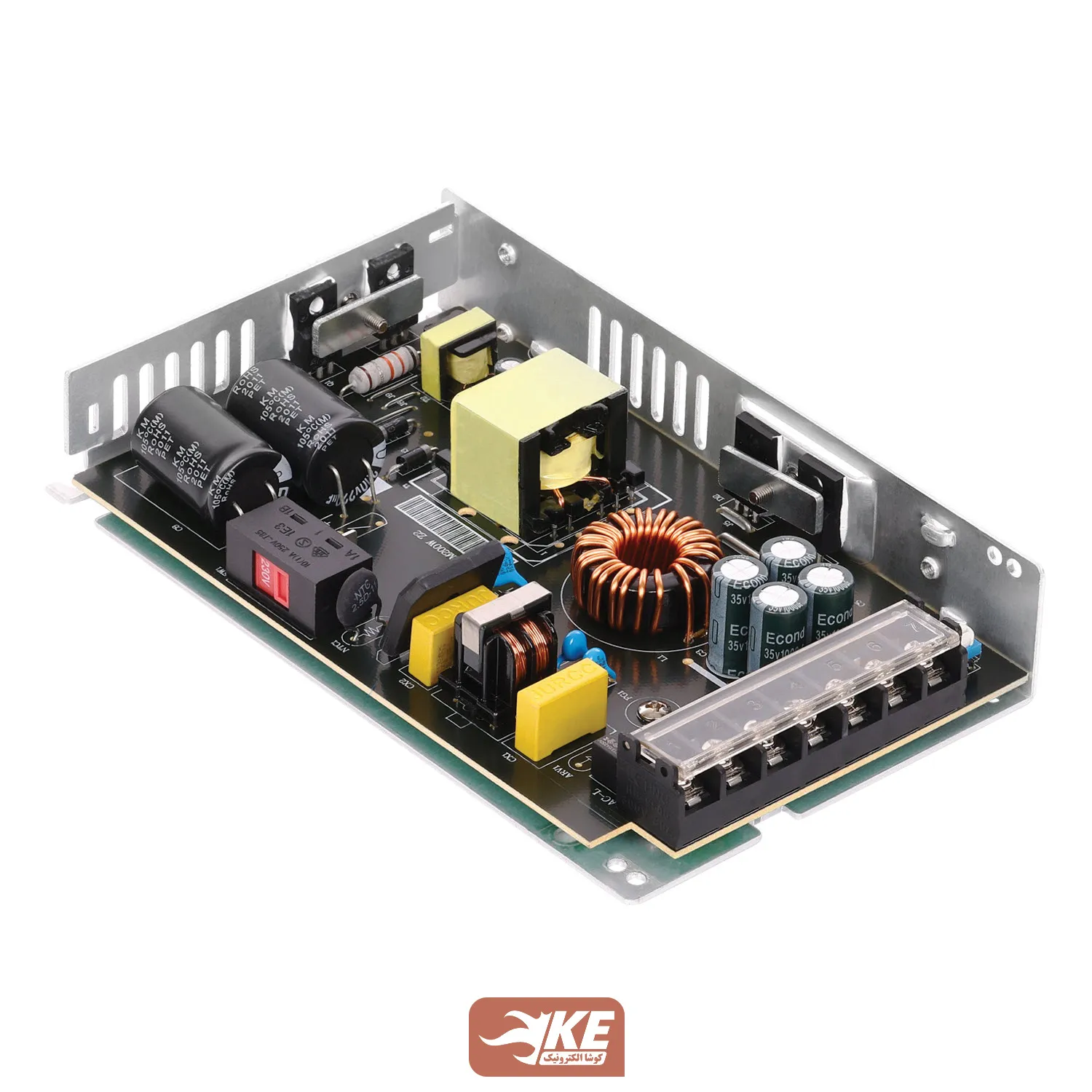 منبع تغذیه کف خواب 24 ولت 6.5 آمپر Green مدل GP150-S24