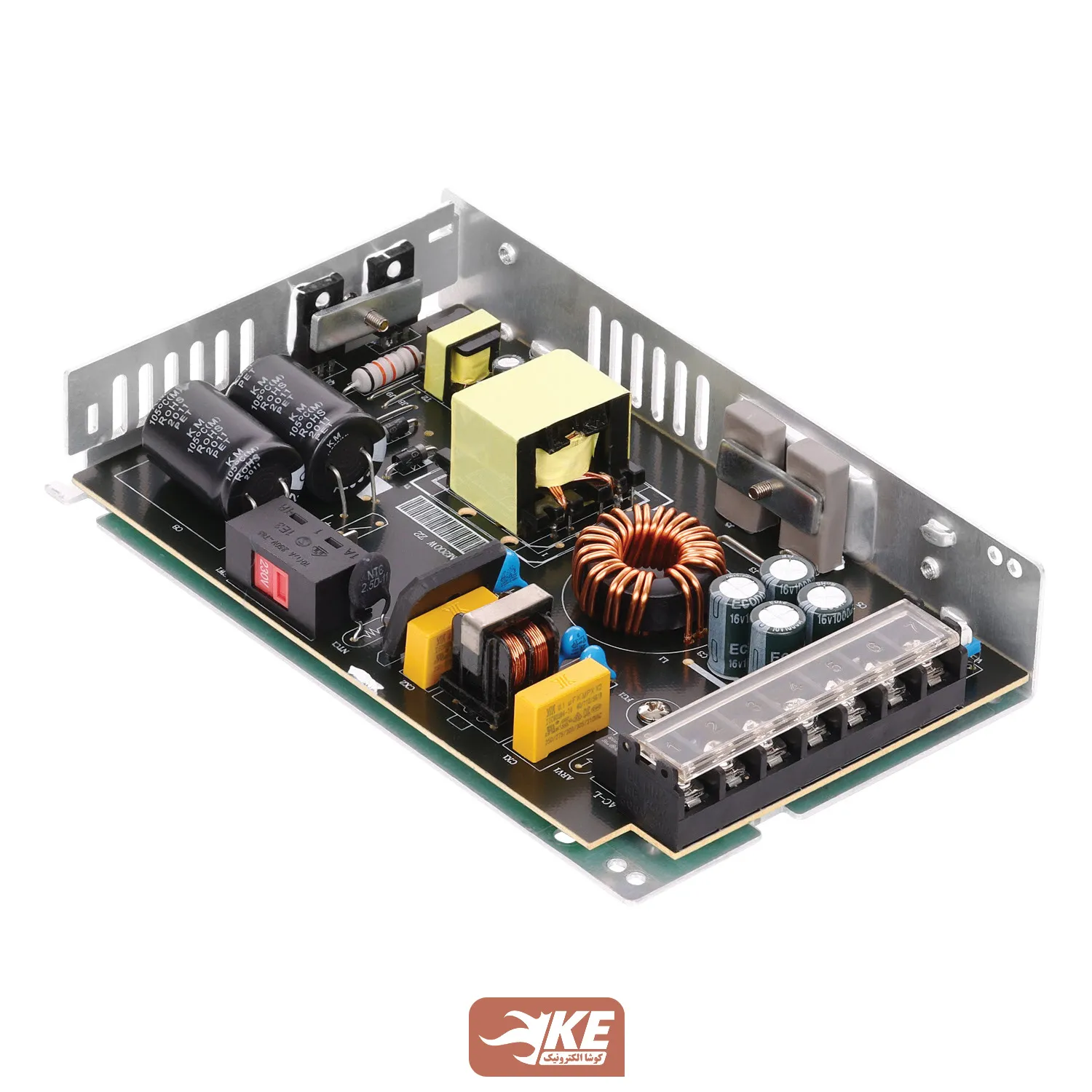 منبع تغذیه کف خواب 12 ولت 12.5 آمپر Green مدل GP150-S12