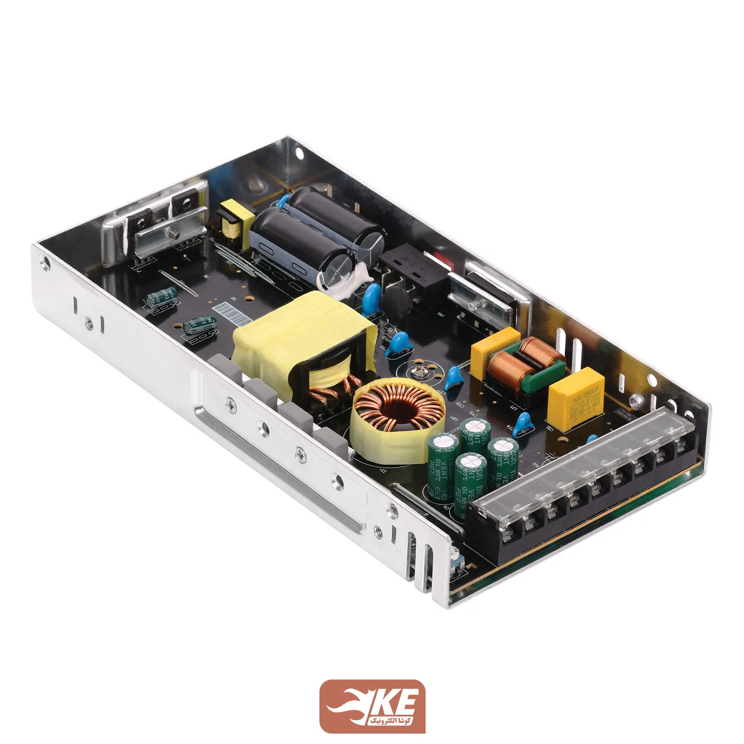 منبع تغذیه کف خواب 12 ولت 17 آمپر Green مدل GP200-S12