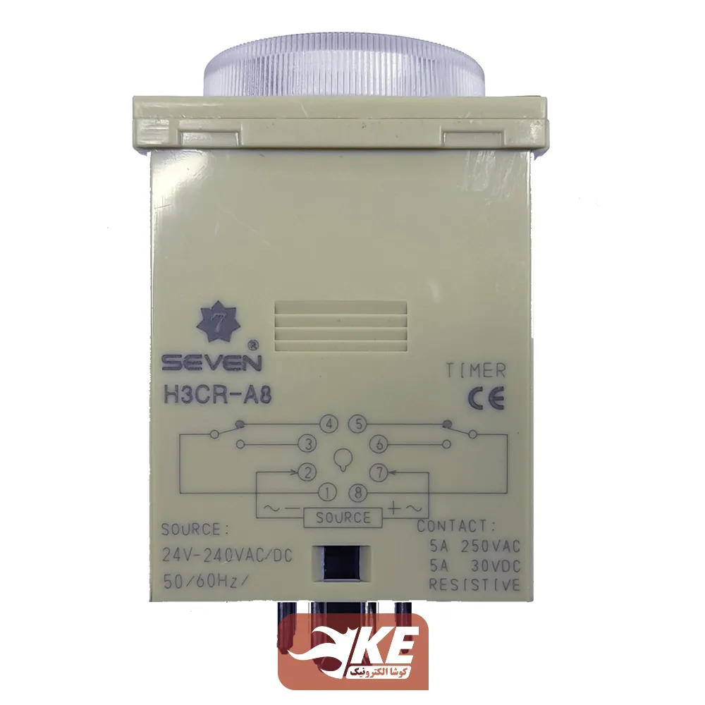 تایمر آنالوگ مولتی رنج مولتی ولت سوکتی H3CR-A8 سون