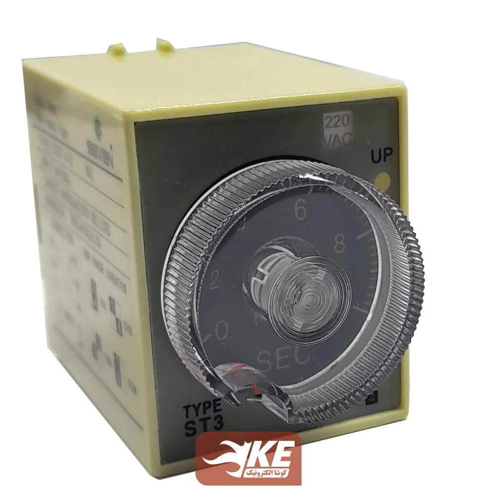 تایمر آنالوگ ثانیه سوکتی ST3PAD سون