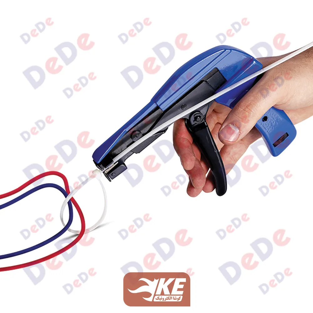 ابزار کشش و برش بست کمربندی پلاستیکی مدل DTT برند DeDe