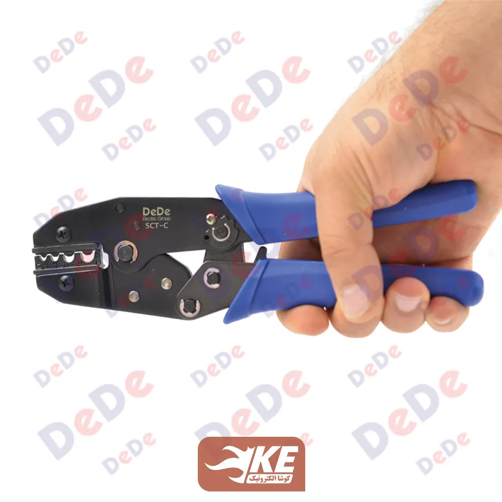 ابزار پرس سرسیم بدون روکش مدل SCT-C از سایز 1.5 تا 10 برند DeDe