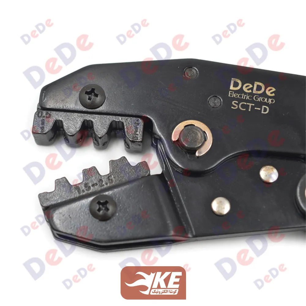 ابزار پرس سرسیم برنجی مدل SCT-D از سایز 0.5 تا 6 برند DeDe