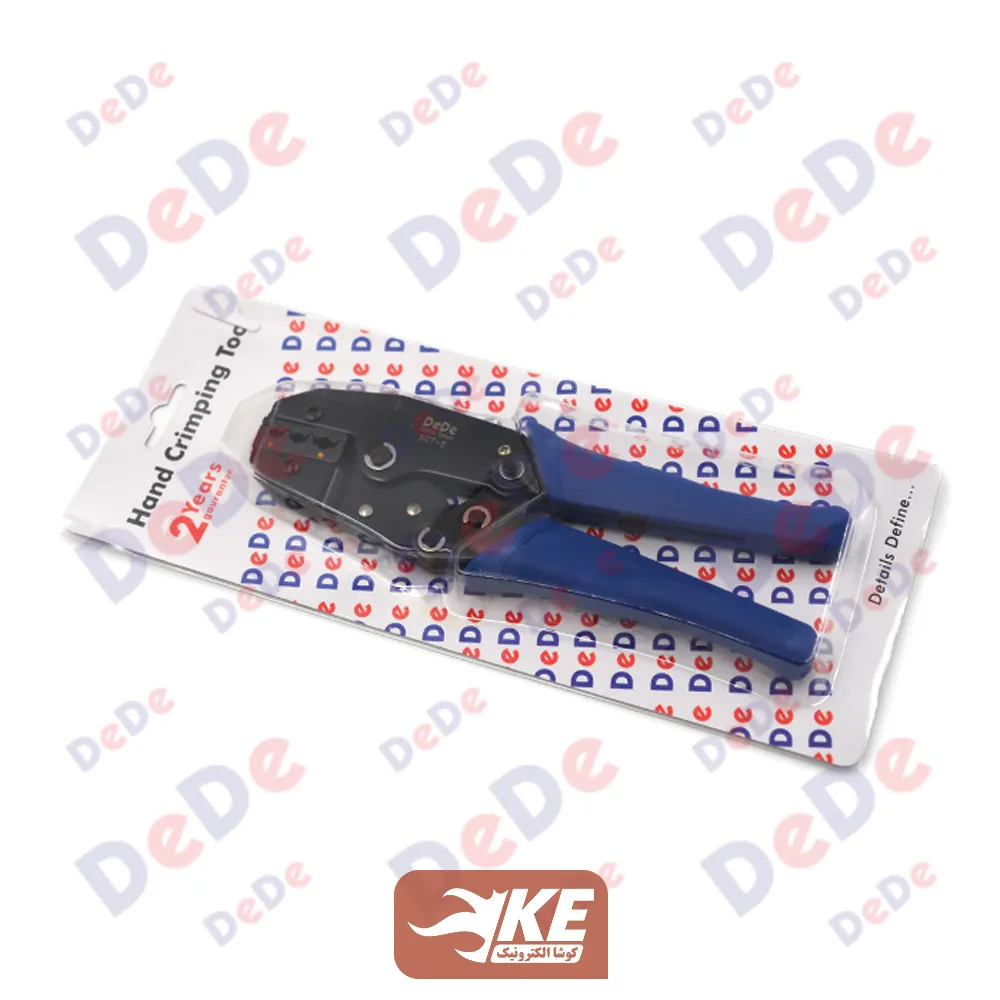 ابزار پرس سرسیم روکشدار مدل SCT-E از سایز 1.5 تا 6 برند DeDe