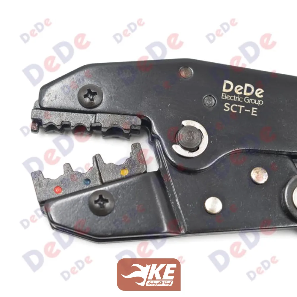ابزار پرس سرسیم روکشدار مدل SCT-E از سایز 1.5 تا 6 برند DeDe