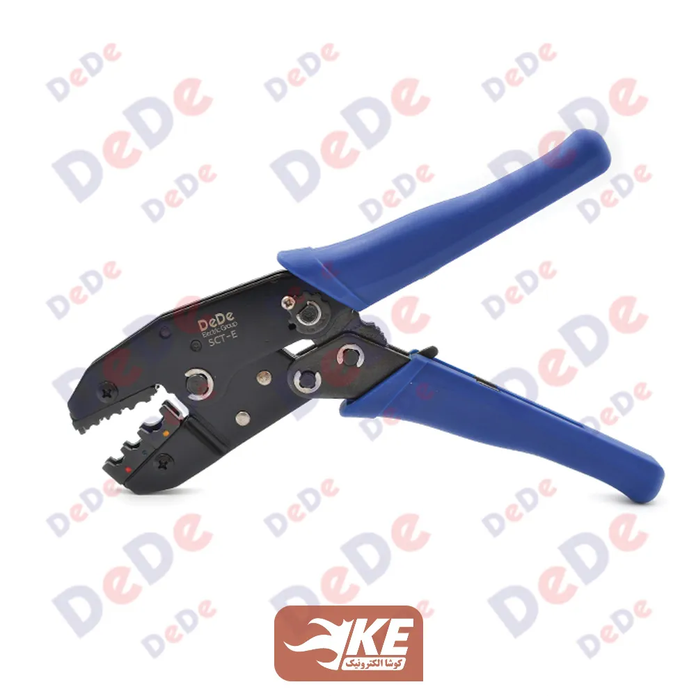 ابزار پرس سرسیم روکشدار مدل SCT-E از سایز 1.5 تا 6 برند DeDe