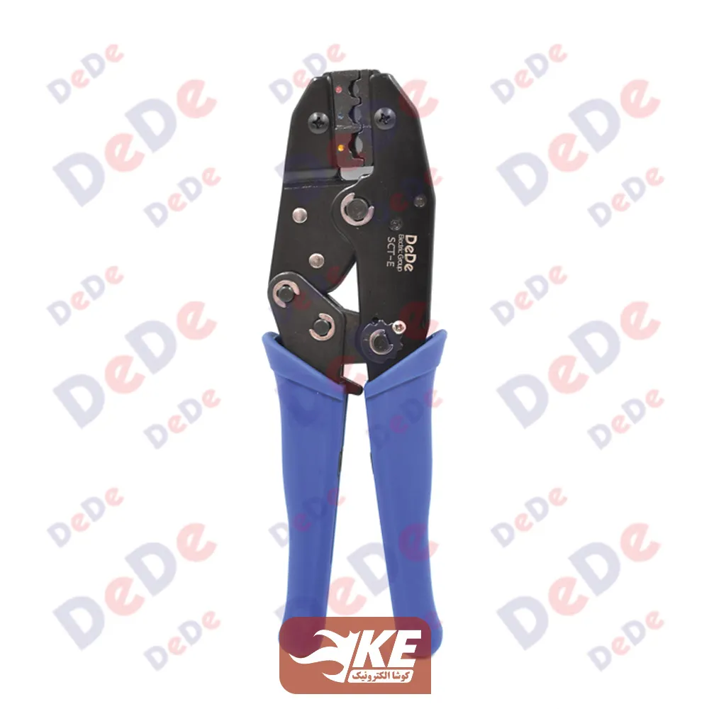 ابزار پرس سرسیم روکشدار مدل SCT-E از سایز 1.5 تا 6 برند DeDe