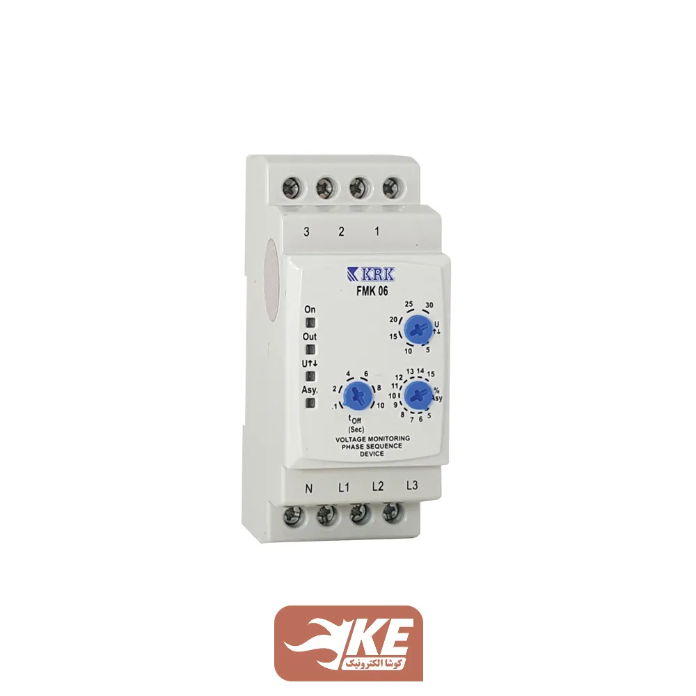 کنترل فاز با نول سه پتانسیومتری کتابی KRK مدل FMK06