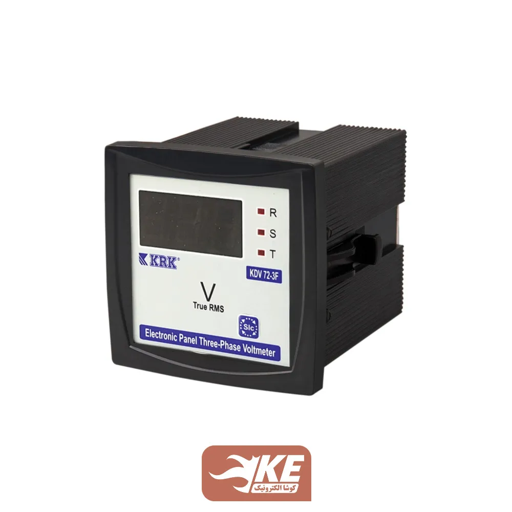 ولتمتر تکی سه‌فاز 72 دیجیتال KRK مدل KDV72-3F