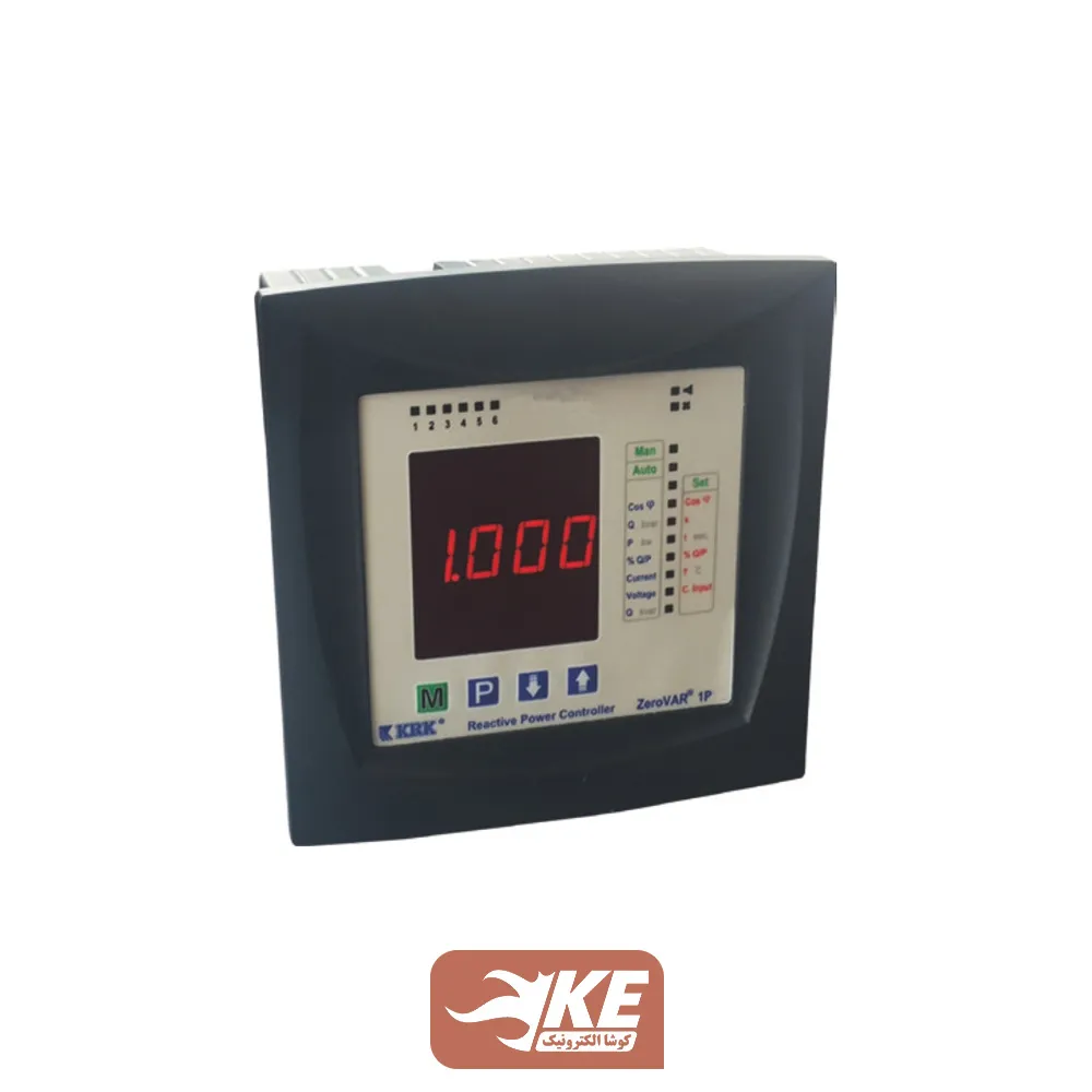 رگولاتور هوشمند بانک خازنی 6 پله KRK مدل 1P6