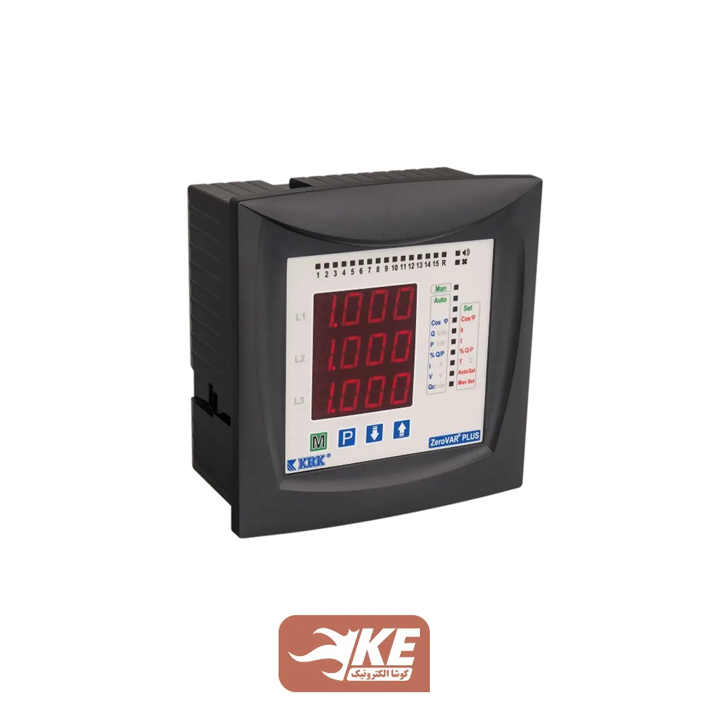 رگولاتور هوشمند بانک خازنی 15 پله KRK مدل PLUS15