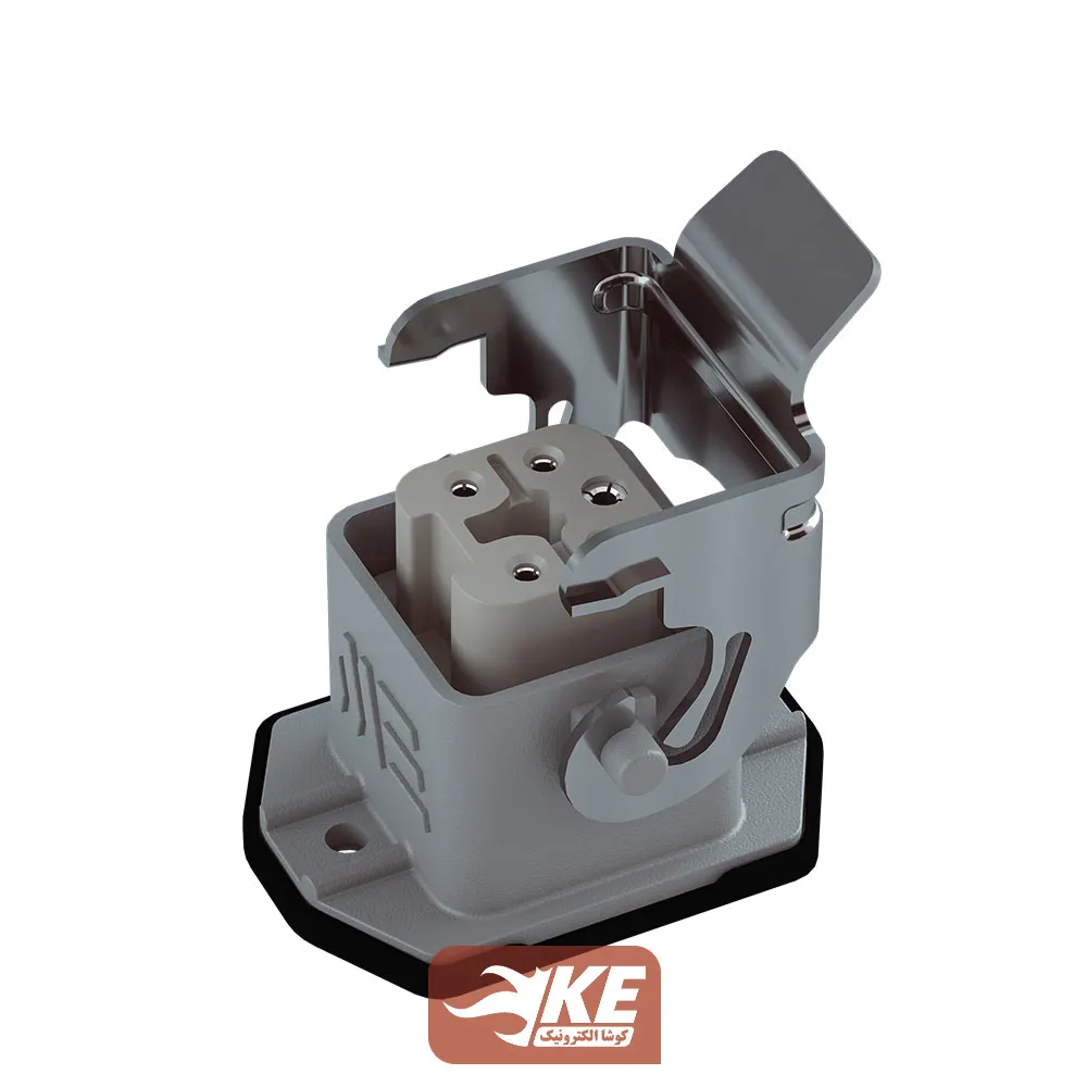 کانکتور صنعتی 4 پین 10 آمپر مادگی METE مدل 403010S